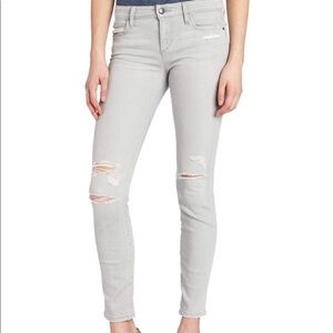 Joe’s Jeans Vintage Reserve Straight Fit Destroyed Zeina Gray Wash size 29 8